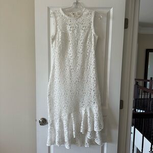 Shoshana white lace Botonique dress size six excellent condition